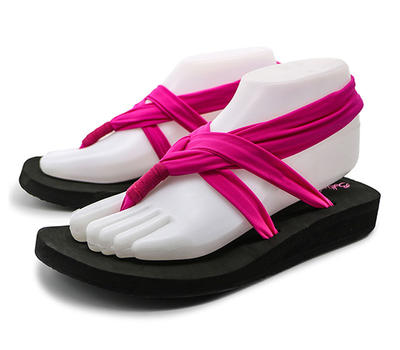 Custom Women Yoga Mat Flip Flop Sling Sandals Wholesale