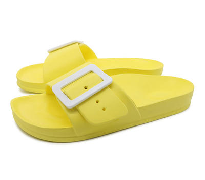 Women Buckle Lightweight Slides Slippers Wholesale