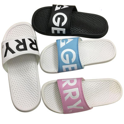 PVC Men Slides Slippers Customized Sandals for Beach