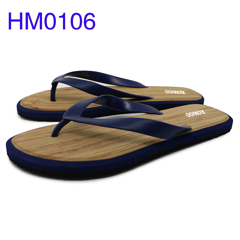 Men EVA Flip Flops Customized Logo Beach Slippers