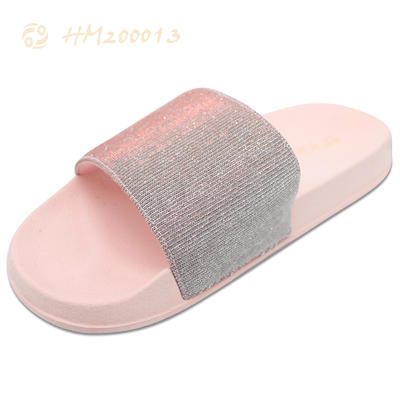 Women Glitter Slides Shoes Beach Slippers Factory Price