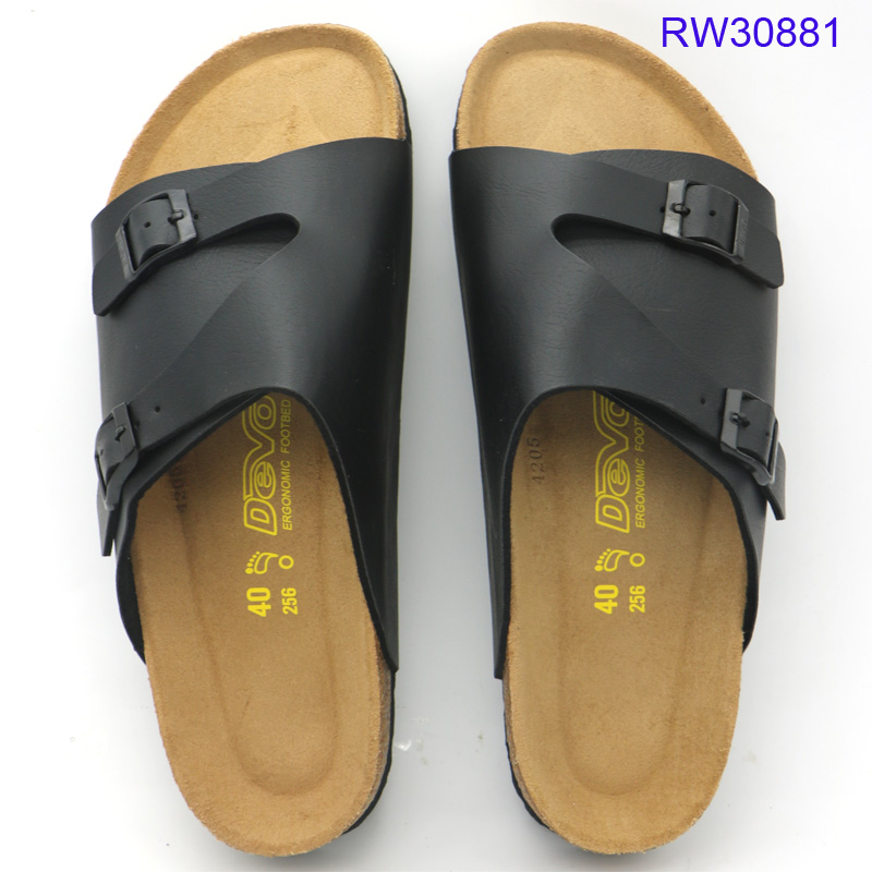 Rowoo cork thong sandals hot sale-2