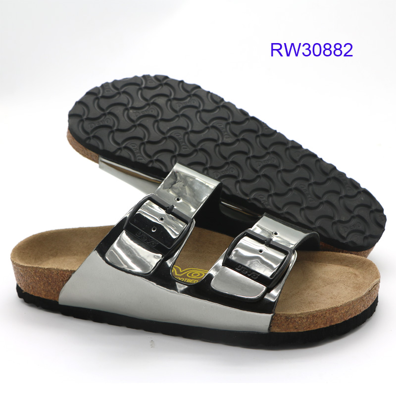 Best Women Cork Sandals Silver At Wholesale Prices