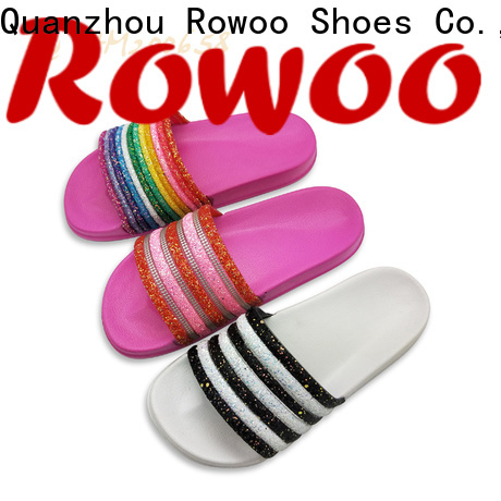 Rowoo leather slides womens manufacturer