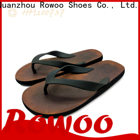Rowoo oem flite men's flip flops thong sandals