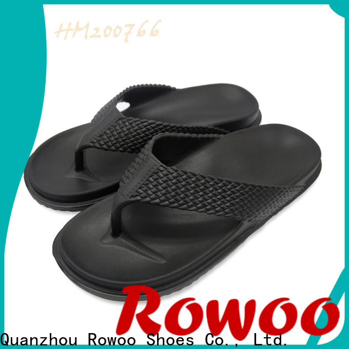 Rowoo mens designer flip flops manufacturer