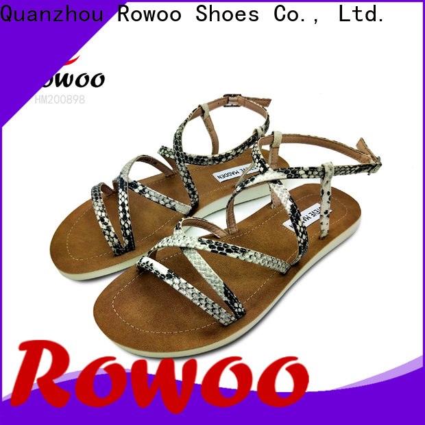 Rowoo leather flip flops womens best price