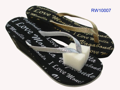 Custom Flip Flops For Women Wedge Heel Wholesale