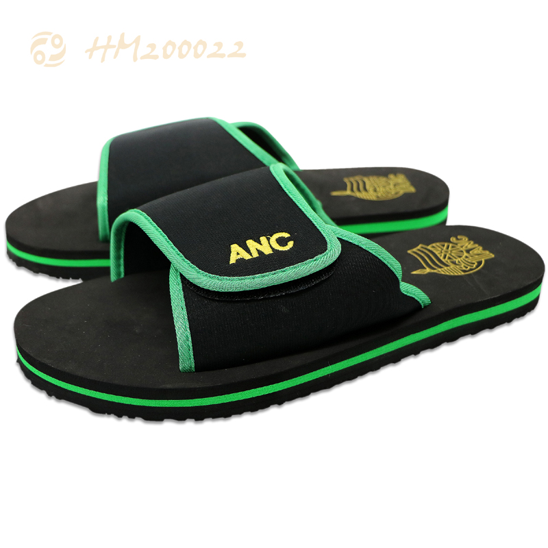 Wholesale Men Black Hotel Slippers EVA Slides Sandals