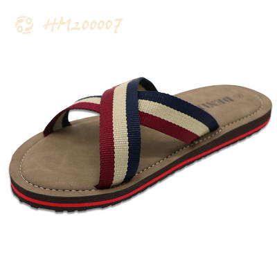Customized Men Slides Shoes,Textile Strap Comfortable Sandals Africa Shoes