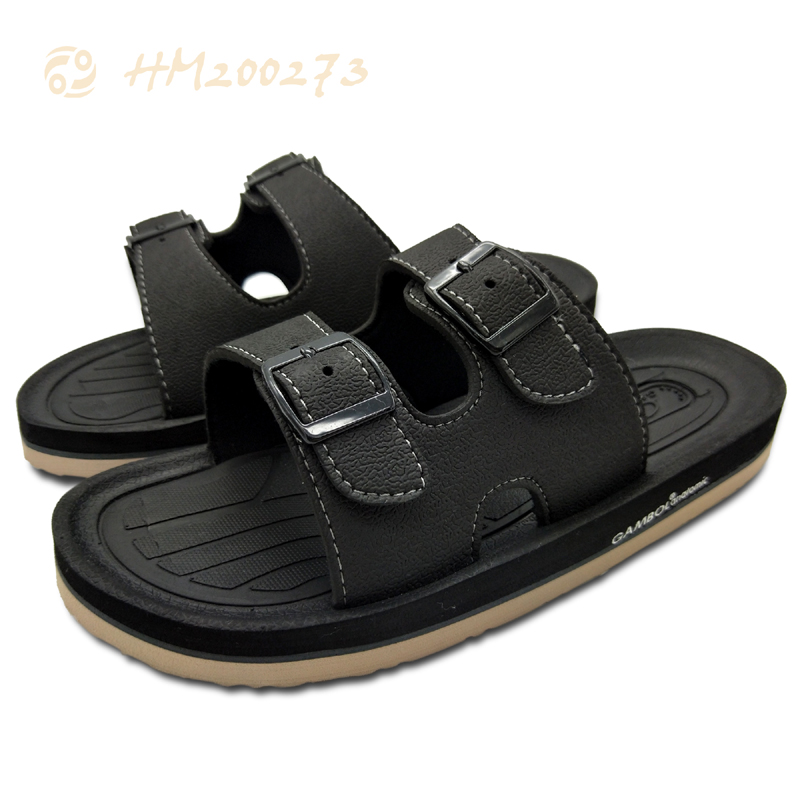 Men EVA Slides Sandals,Two Strap Buckle Sandals for Male