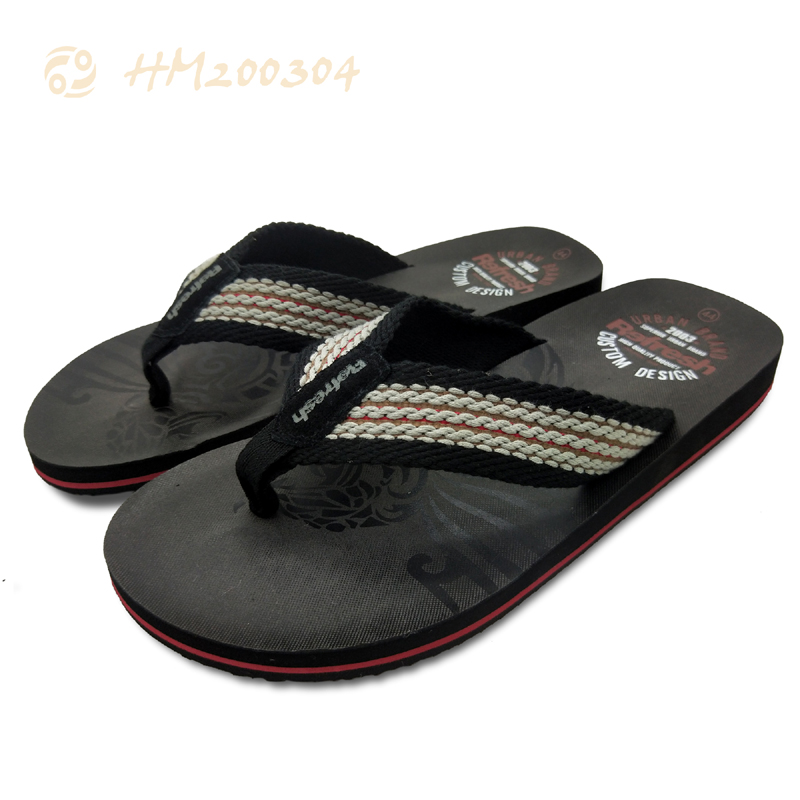 High Quality Men Webbing Flip Flop Shoes