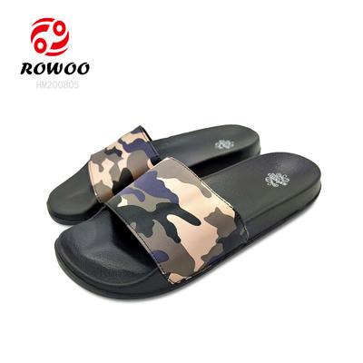 Fashion Camouflage Customized Men Slides Slippers Light Beach Summer Outdooe Sandals