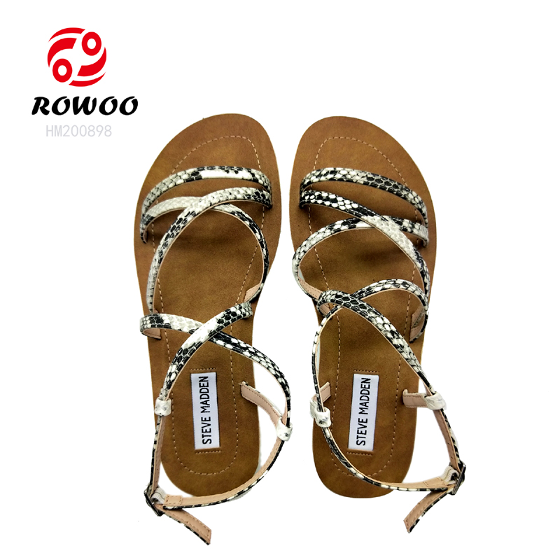 Rowoo leather flip flops womens best price-1