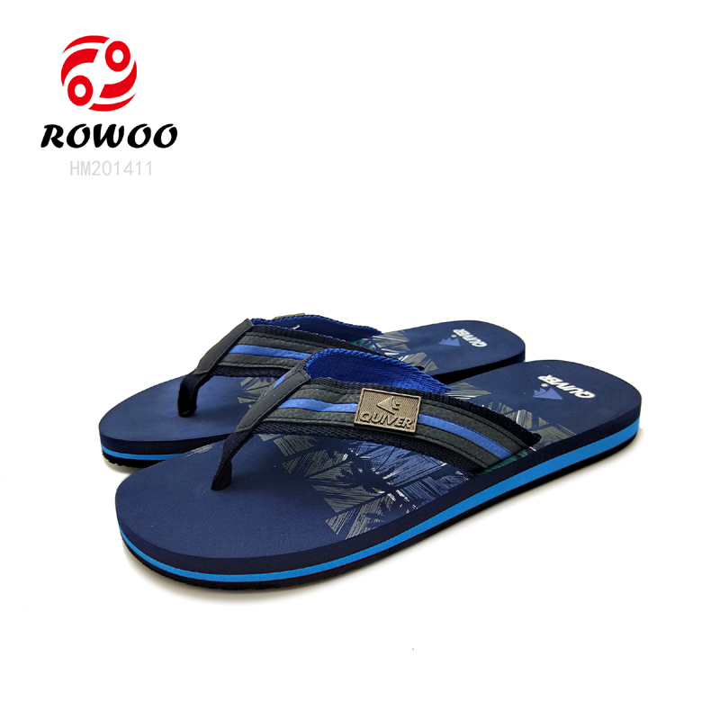 Promotion hot sale rubber outsole fashion slippers for men