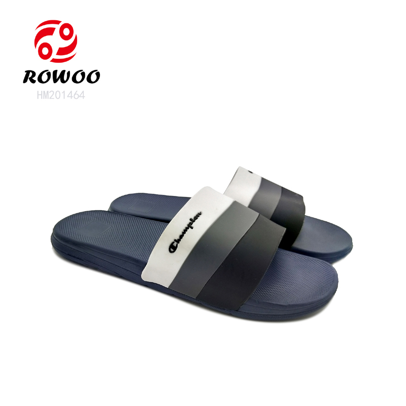 Customized slide slippers hiking shoes comfortable flipflop indoor slippers for men