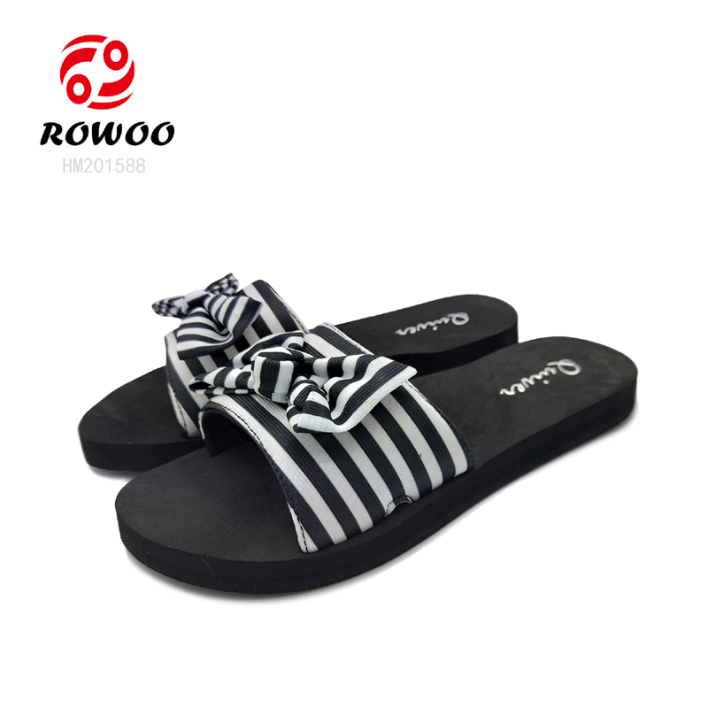 Bowtie Women Slippers High Quality Women Wedge Sandals EVA Cheap Factory Price Sandals New Slippers for Women